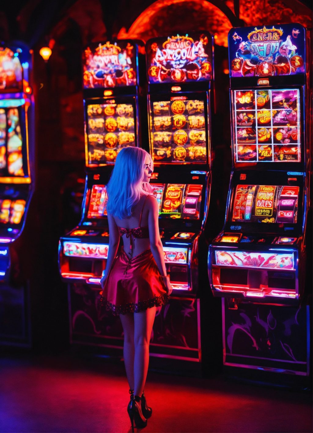 cutie Q version characters lady dracula devil slot